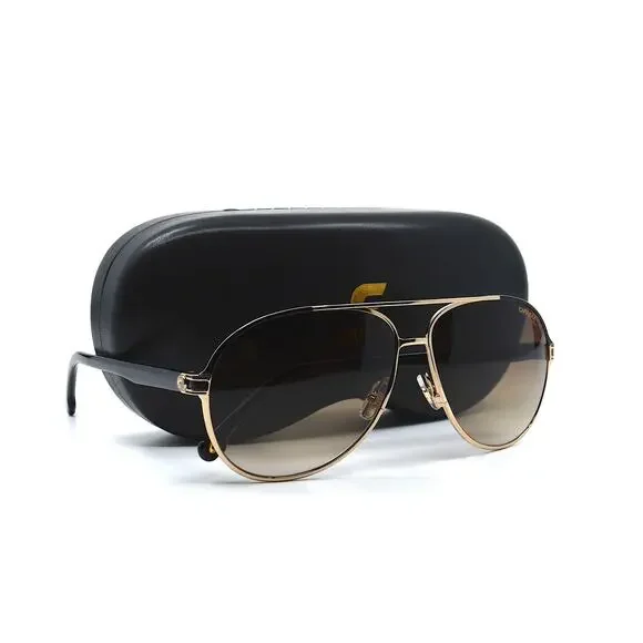 BRAND NEW CARRERA 1051/S GOLD BROWN AVIATOR UNISEX SUNGLASSES - Picture 8 of 9